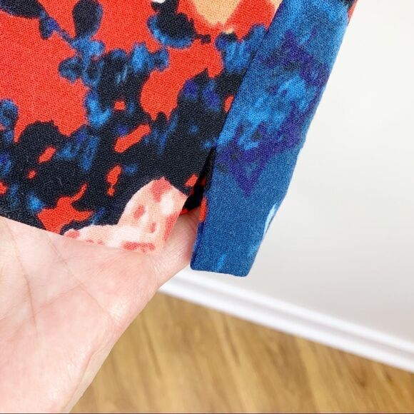 Talbots Bright Floral Chatham Side-Zip Ankle Pants Petite 10 EUC - Picture 8 of 13